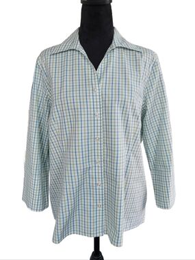 Petite Plaid Dress Shirt